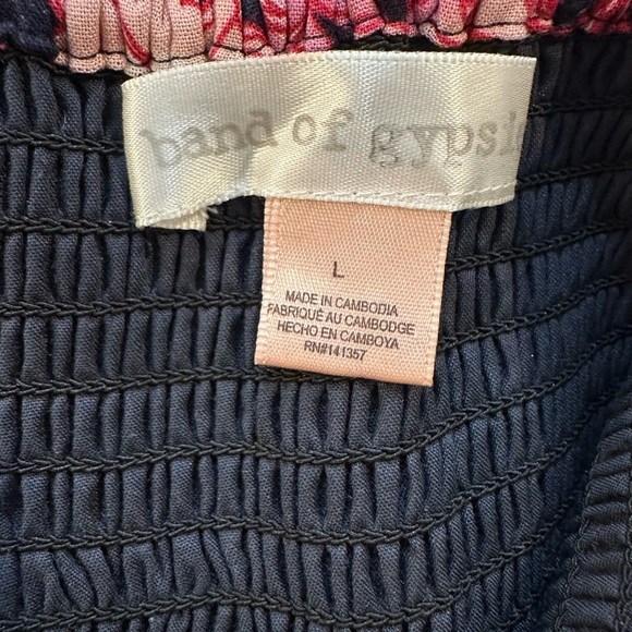 Band of Gypsies Band of the Free Large Floral Spaghetti Strap Maxi Dress - Picture 9 of 11